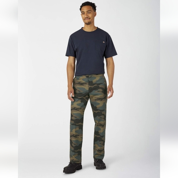 Dickies Men's Original 874 Work Pants ~ Hunter Green Camo ~ 30W x 32L - Picture 4 of 13